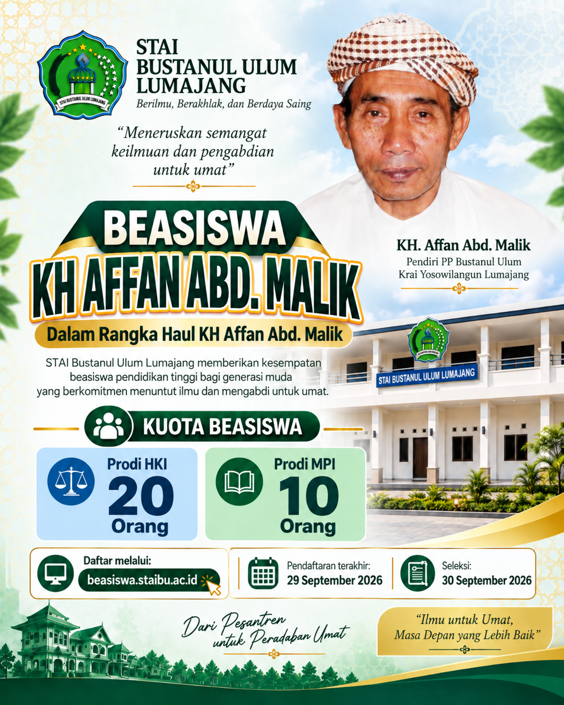 Beasiswa KH Affan Abd. Malik